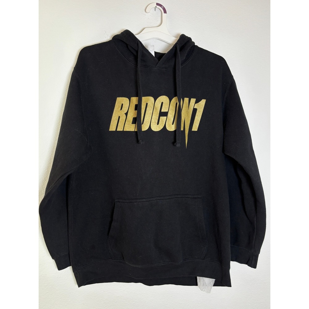 Redcon1 Hoodie Mens Large Black Gold Always Ready Graphic Gym Sweatshirt L.A.T